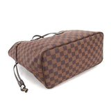 Louis Vuitton Damier Neverfull MM Tote Bag Ebene Cerise Brown
