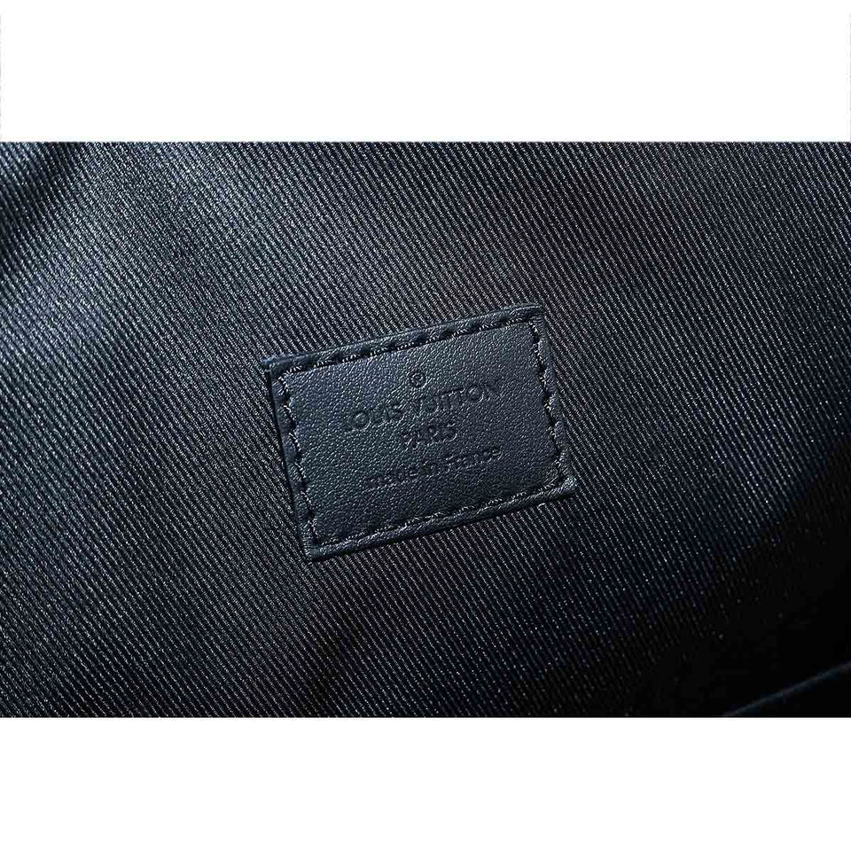Louis Vuitton Aerogram Fastline Backpack Rucksack Leather Black