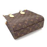 Louis Vuitton Monogram Sac Plat BB 2way Hand Shoulder Bag Brown