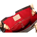 Louis Vuitton Monogram Sac Plat BB 2way Hand Shoulder Bag Brown