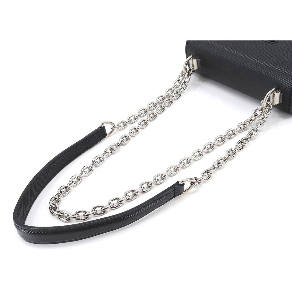 Louis Vuitton Epi Twist Mini Chain Shoulder Bag Leather Noir