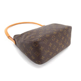 Louis Vuitton Monogram Looping MM Shoulder Bag Brown