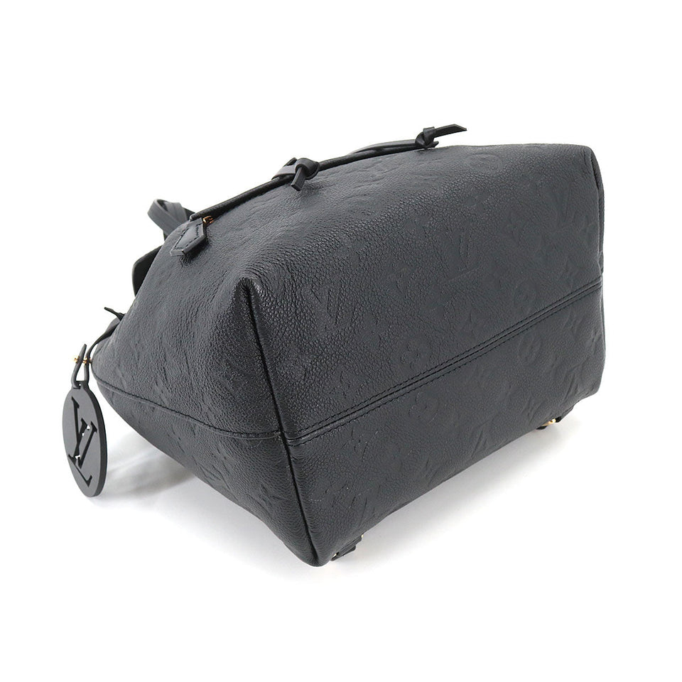Louis Vuitton Monogram Emplant Montsouris PM Backpack Leather Noir
