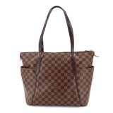 Louis Vuitton Damier Totally MM Tote Bag Ebene Brown