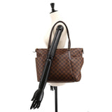Louis Vuitton Damier Totally MM Tote Bag Ebene Brown