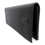 Hermes Pochette Birkin Shadow Black Swift Leather