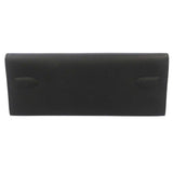 Hermes Pochette Birkin Shadow Black Swift Leather