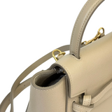Belt Bag Pico Grained Calfskin Light Taupe GHW