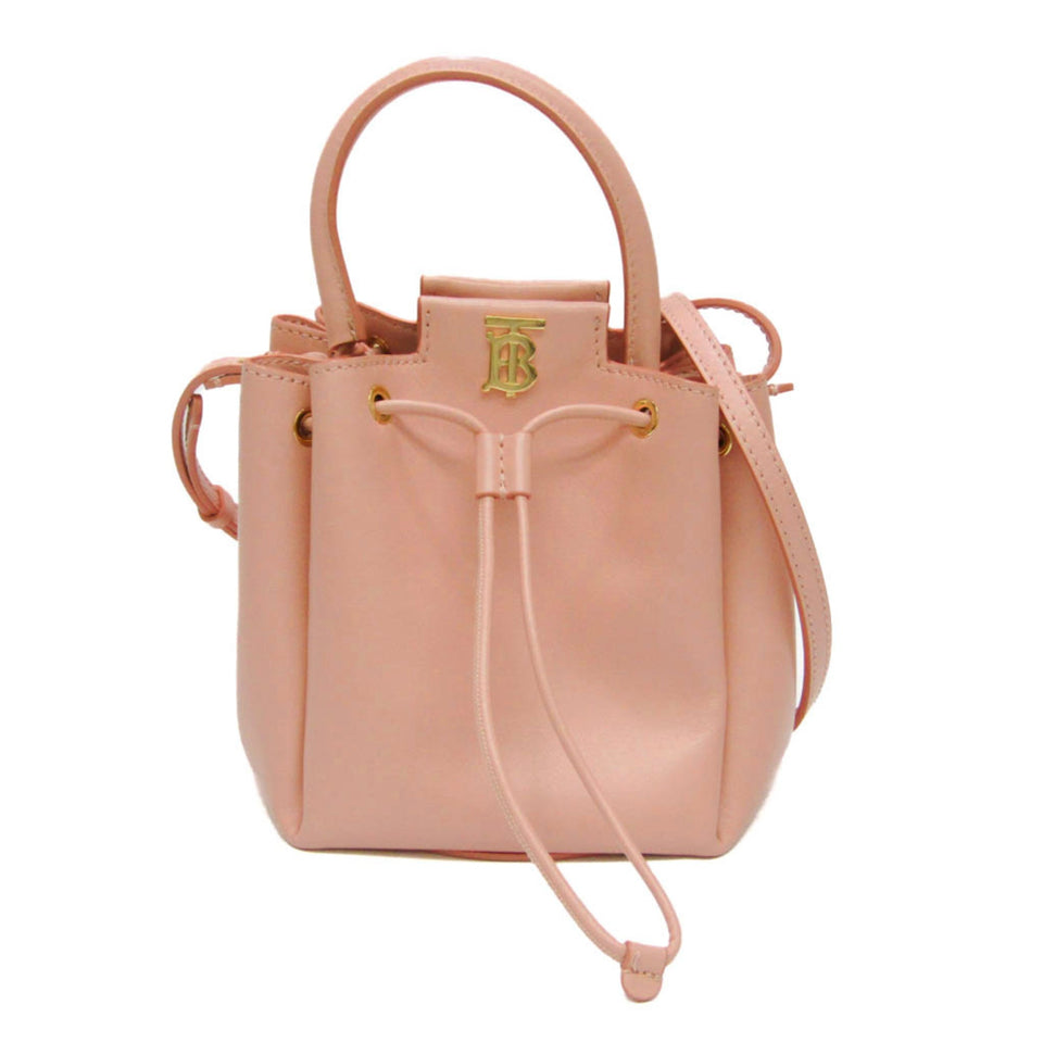 Burberry Tb Pink Leather Shoulder Bag ( )