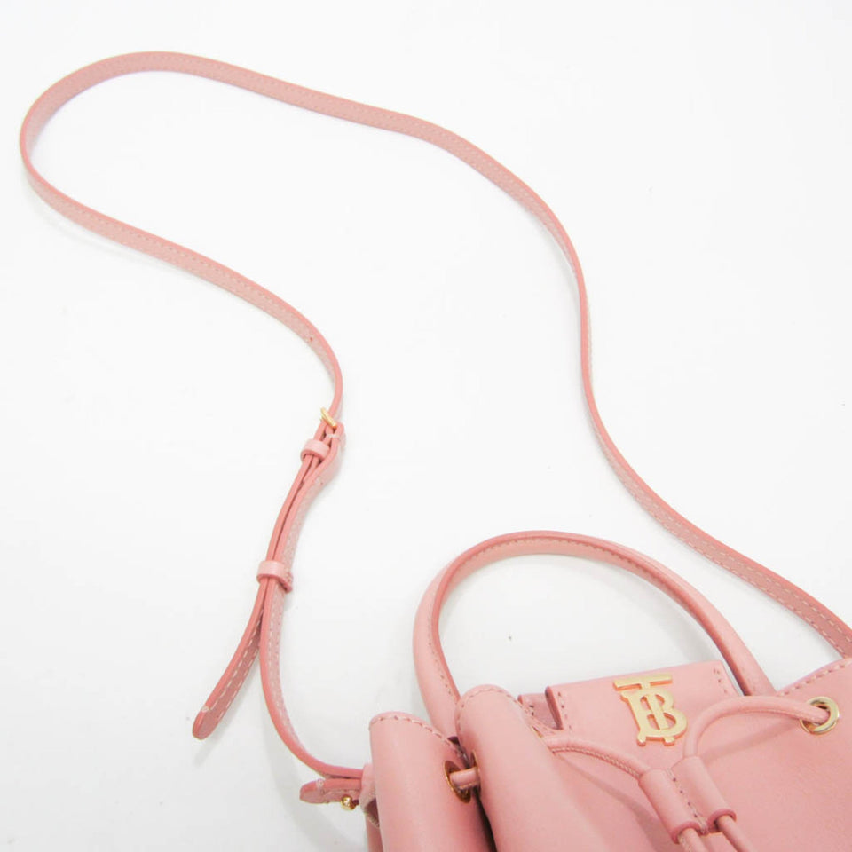 Burberry Tb Pink Leather Shoulder Bag ( )