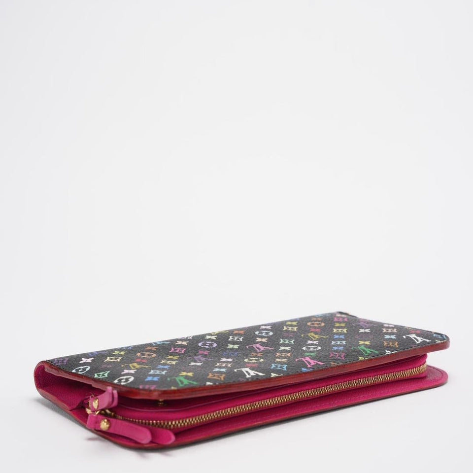 Louis Vuitton Black Monogram Insolite Wallet Multicolor