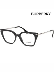 Luxury Burberry Eyewear Square Eyeglasses Black