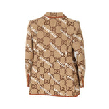 Gucci Gucci * Luxury Balenciaga Trending 2025 The Hacker project Jumbo GG Jacket Cotton Beige