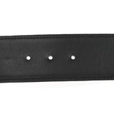 Hermes Epsom Box 42mm Belt Strap 95 38 Black Rouge Grenat