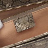 Gucci Gucci * Luxury Balenciaga Trending 2025 Horsebit 1955 Shoulder bag PVC Beige Dark brown White