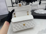 Chanel White Quilted Classic Chain Bag – Bags Junction