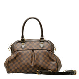 Louis Vuitton Louis Vuitton Damière Handbag PVC/Leather Brown