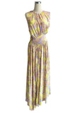 Prada Pastel Floral Silk Dress - 38