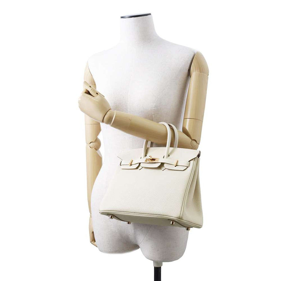 Hermes Birkin Craie Togo Leather Size 25