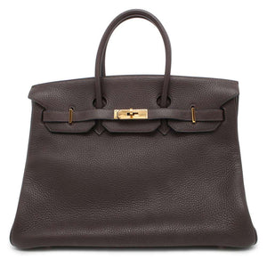 Hermes Birkin Ebene Taurillon Clemence Size 35