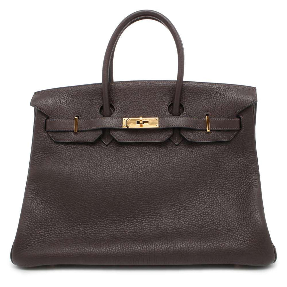 Hermes Birkin Ebene Taurillon Clemence Size 35