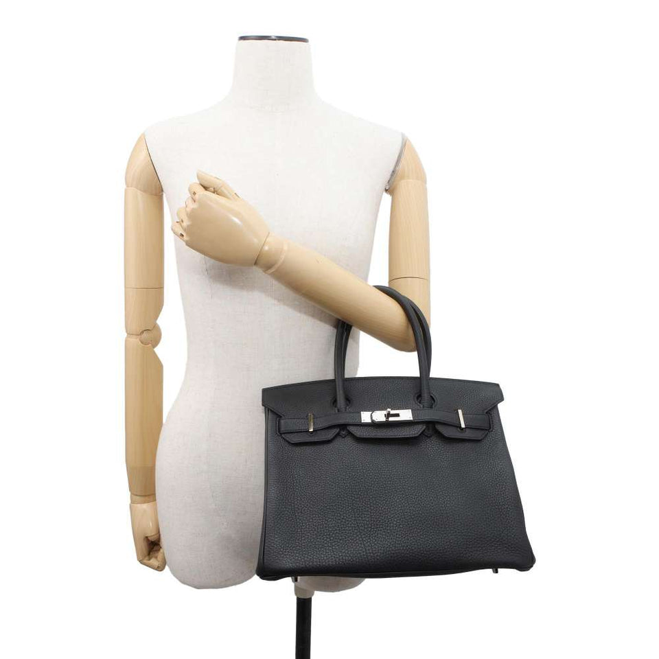 Hermes [For business meetings at Shinsaibashi Main Store] Birkin Black Togo Leather Size 30