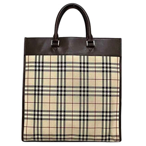 Luxury Burberry Nova Check Tote