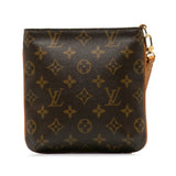 Louis Vuitton Monogram Partition Pouch Brown PVC Leather Louis Vuitton Clutch
