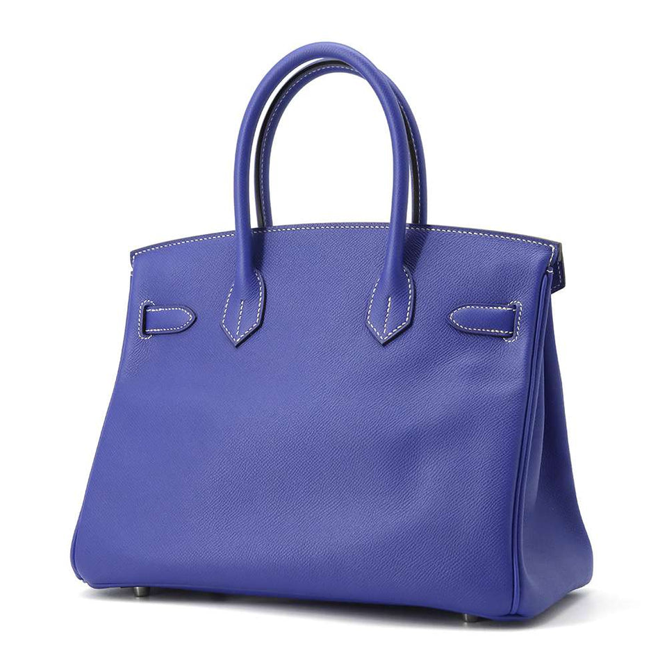 Hermes Birkin candy Blue Electric/ Mykonos Epsom Size 30