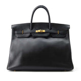 Hermes Birkin Black Ardennes Leather Size 40