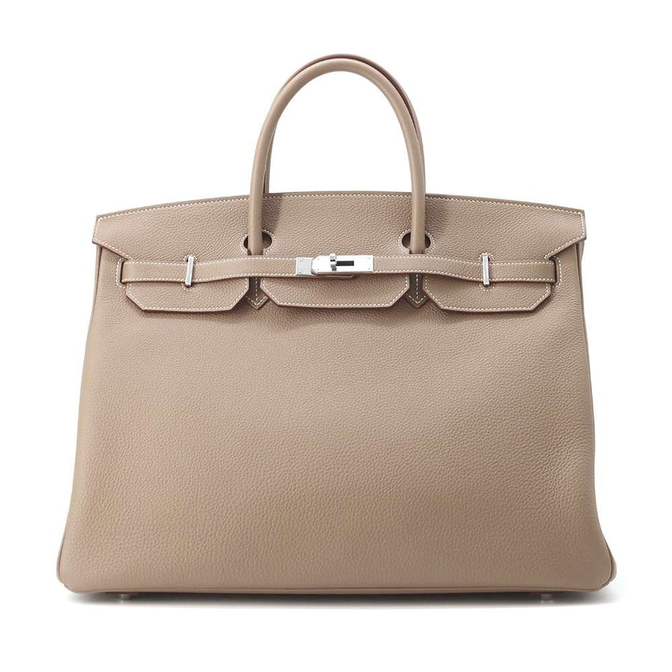 Hermes Birkin Etoupe Togo Leather Size 40