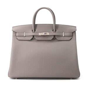 Hermes Birkin Gris Meyer Togo Leather Size 40