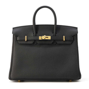 Hermes Birkin Black Togo Leather Size 25