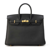 Hermes Birkin Black Togo Leather Size 25