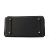 Hermes Birkin Black Togo Leather Size 25