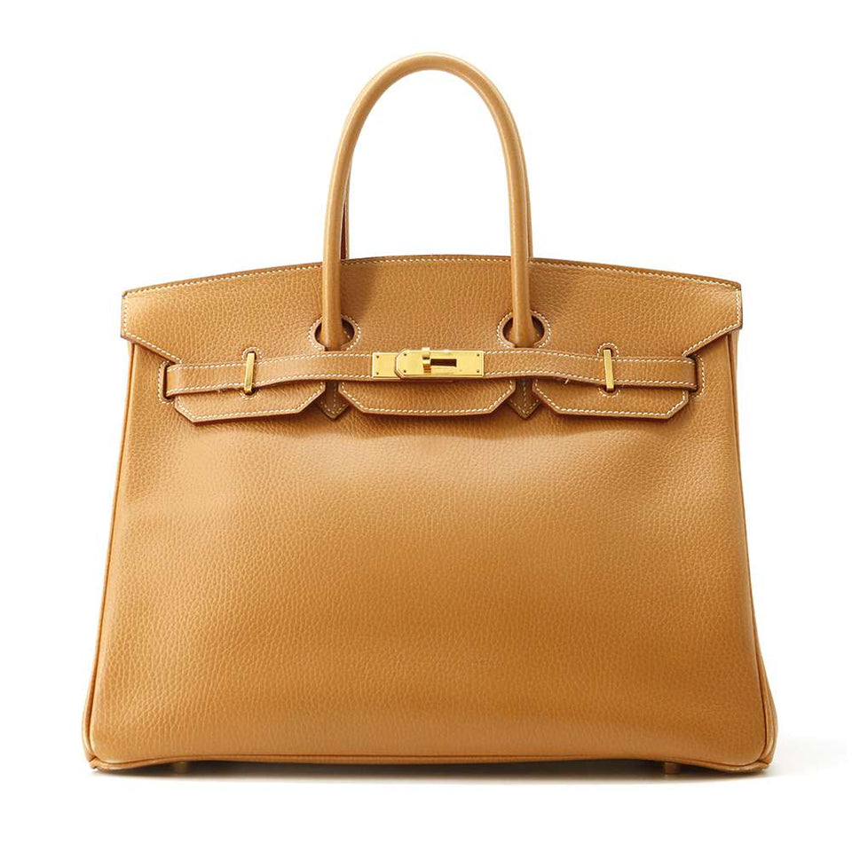 Hermes Birkin Natural Ardennes Leather Size 35