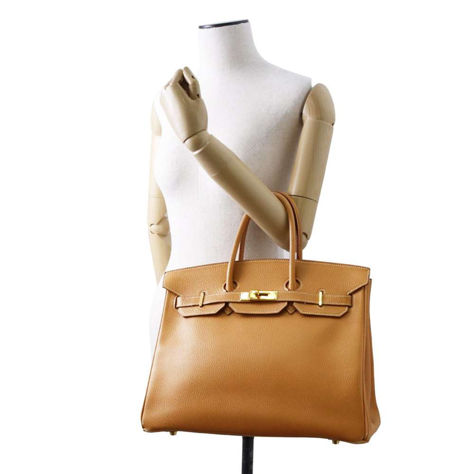 Hermes Birkin Natural Ardennes Leather Size 35