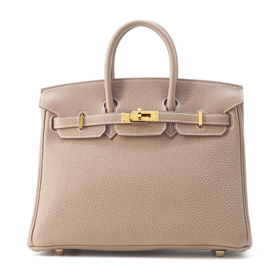 Hermes Birkin Etoupe Togo Leather Size 25