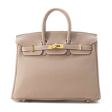 Hermes Birkin Etoupe Togo Leather Size 25