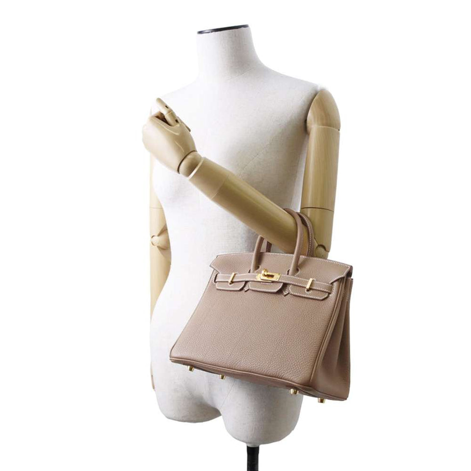 Hermes Birkin Etoupe Togo Leather Size 25