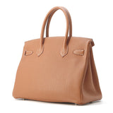 Hermes Birkin Gold Togo Leather Size 30