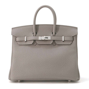 Hermes Birkin Gris Meyer Togo Leather Size 25