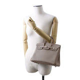 Hermes Birkin Gris Meyer Togo Leather Size 25