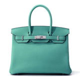 Hermes Birkin Vert Veron Togo Leather Size 30