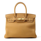 Hermes Birkin Natural Sable Togo Leather Size 30