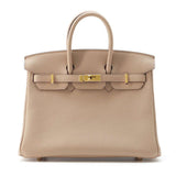 Hermes Birkin Beige Marfa Togo Leather Size 25