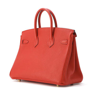 Hermes Birkin Rouge Coeur Togo Leather Size 25