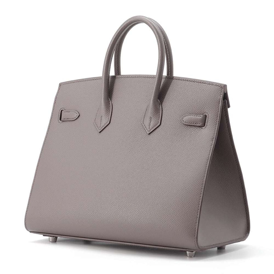 Hermes Birkin Sellier Etain Epsom Size 25