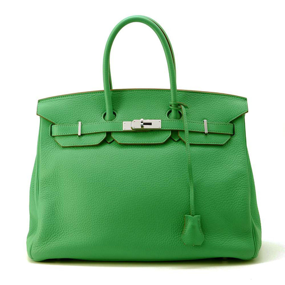 Hermes Birkin Bamboo Taurillon Clemence Size 35