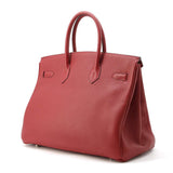 Hermes Birkin Rouge Casaque Taurillon Clemence Size 35